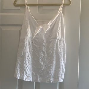 White tank top